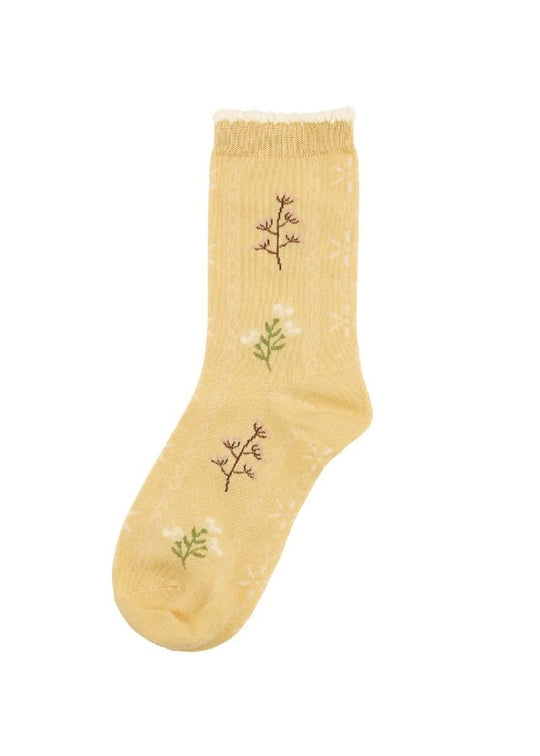 Plissé Copenhagen Josie socks beige
