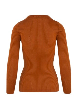 Urban Pioneers Marit LS merino Top Auburn