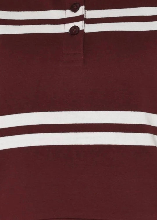 Minimum Bianca Polo GOTS Merlot