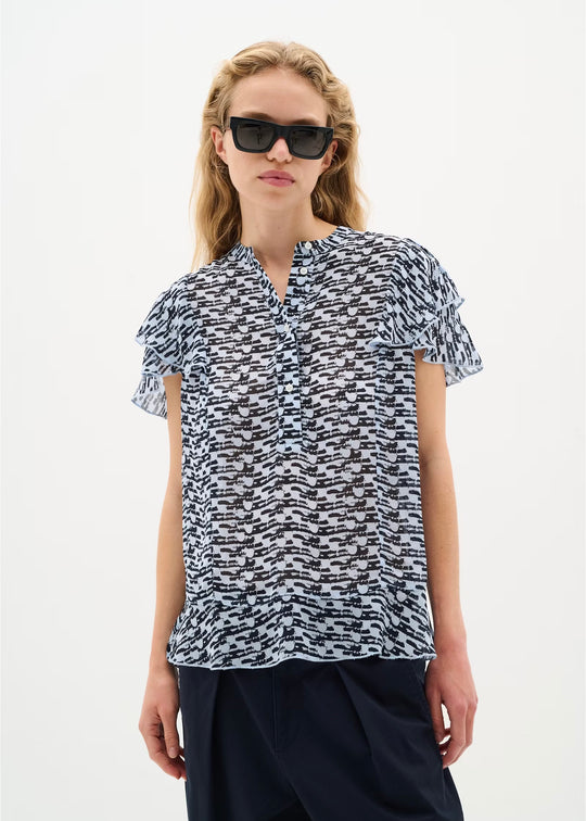 InWear CessieIW Blouse Blue Diffused Wall