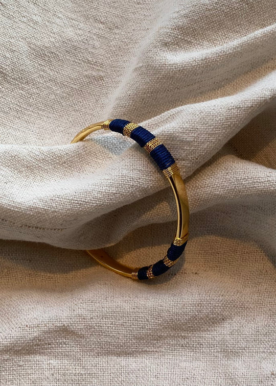 Plissé Copenhagen Lebba bracelet Petrol Blue