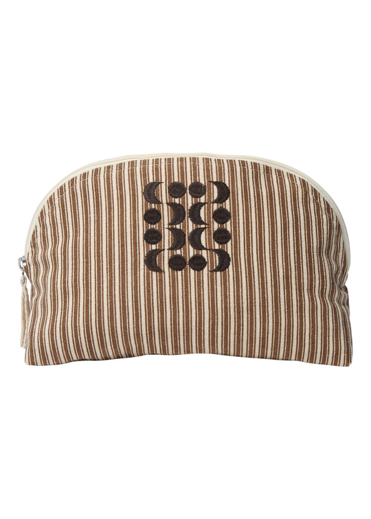Sofie Schnoor Rileysy toiletbag Brown Striped