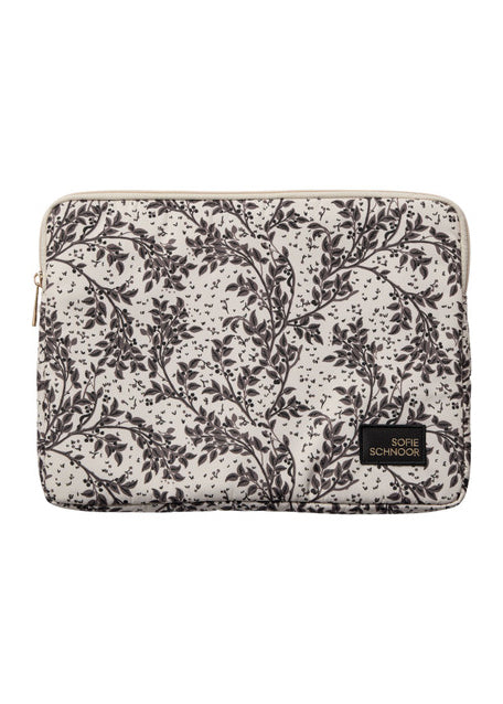 Sofie Schnoor Computer sleeve Floral taupe