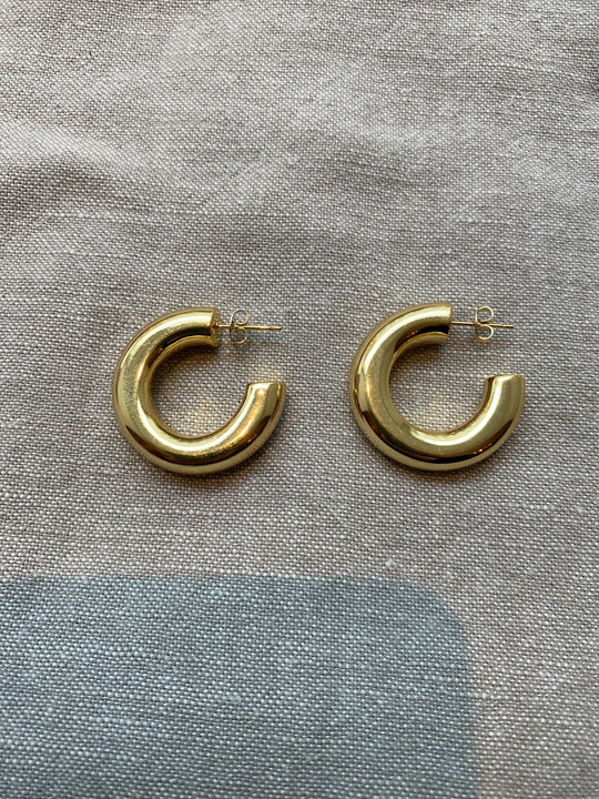 Plissé Copenhagen Argyle Hoop Gold