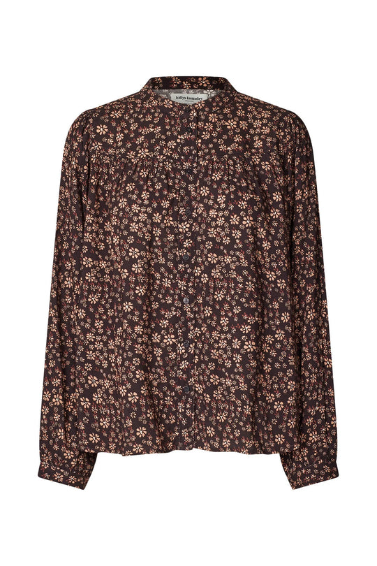 Lollys Laundry NickyLL Shirt LS 87 Dark Mokka
