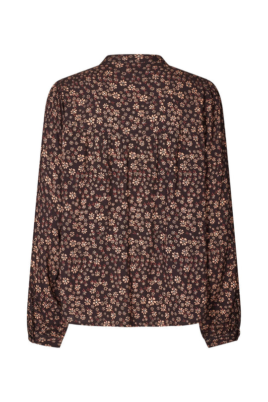 Lollys Laundry NickyLL Shirt LS 87 Dark Mokka