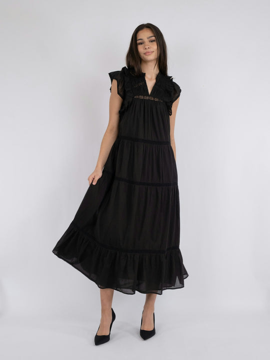 Neo Noir Ankita S Voile Dress Black