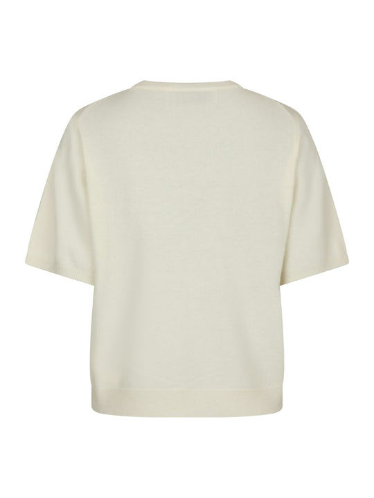 Neo Noir Missy Knit Tee Creme