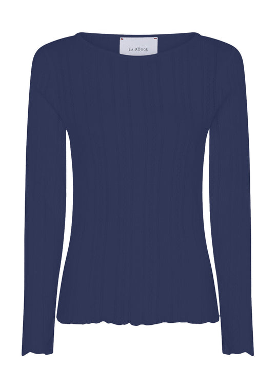 La Rouge Lotus T-shirt L/S Navy
