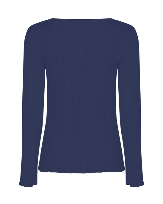 La Rouge Lotus T-shirt L/S Navy