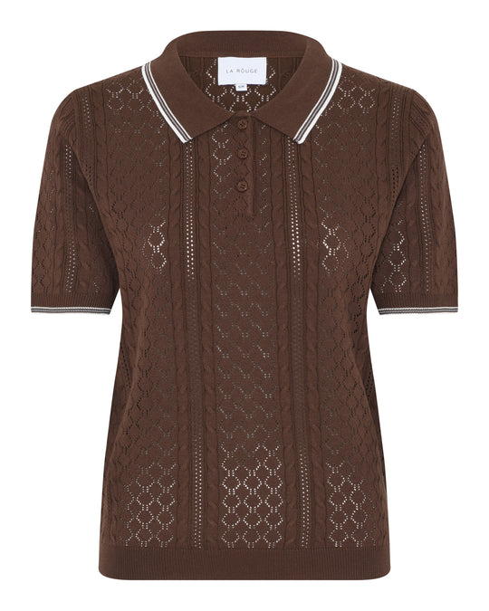 La Rouge Alma Polo Shirt brown