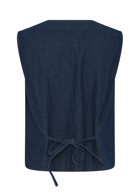 La Rouge Luna Waistcoat denim