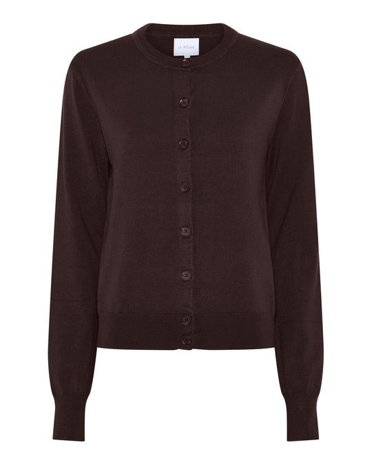 La Rouge Sailor Cardigan Dark Brown