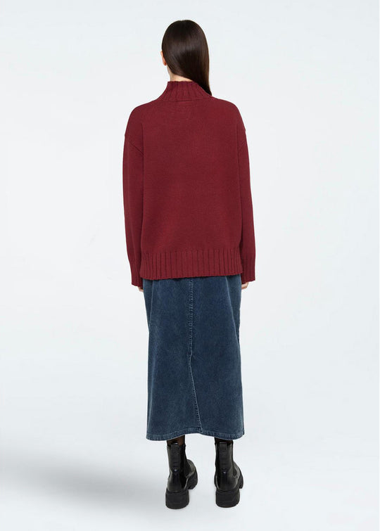 Minimum Darcy turtleneck merlot