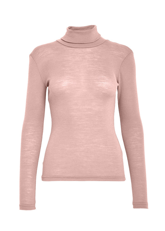 Minus MSCally Roll Neck Long Sleeve Top Cherry Blossom