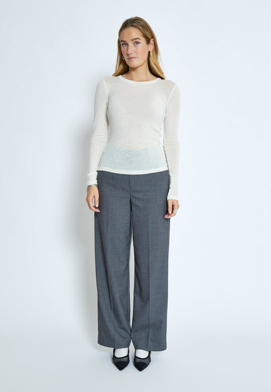 Minus MSCally Long Sleeve Top Broken White