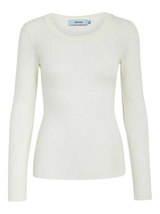 Minus MSCally Long Sleeve Top Broken White