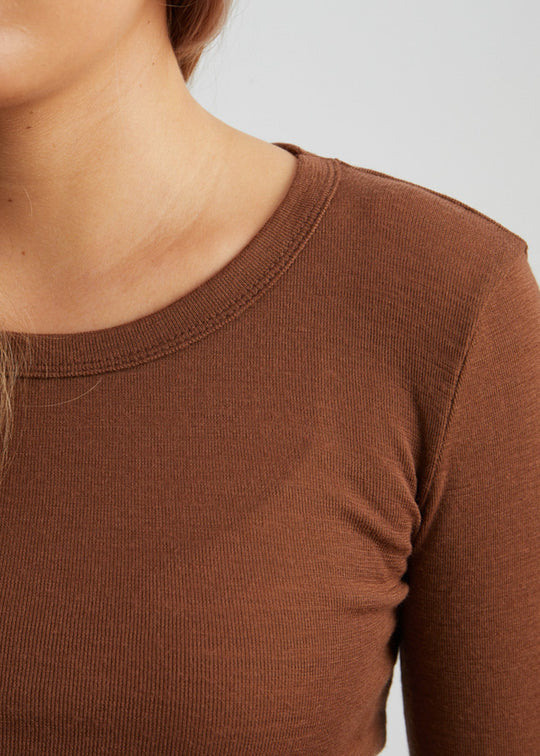 Minus MSCally Long Sleeve Top Tiramisu