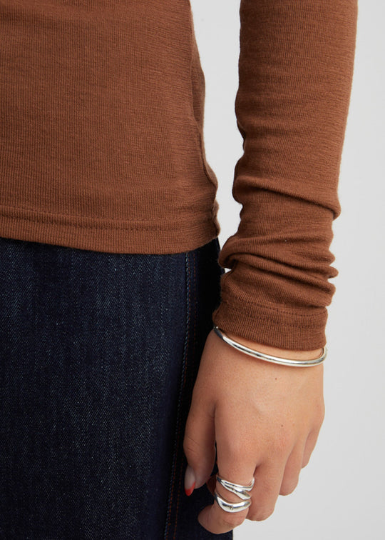 Minus MSCally Long Sleeve Top Tiramisu