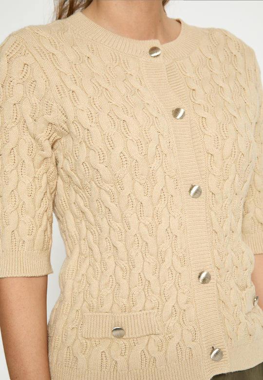Minus MSFilucca Knit Cardigan Sand