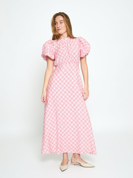 Minus MSSelvine Maxi Dress 4019P Prism Pink Print