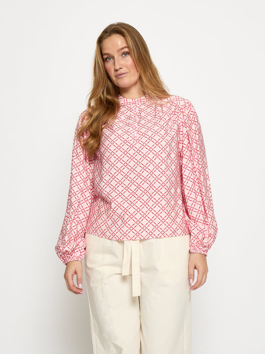 Minus MSSelvine Blouse Prism Pink Print