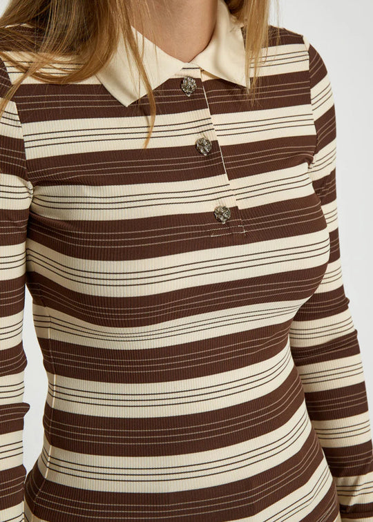 Minus MSPammie LS t-shirt carafe striped