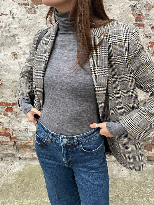 Basic Apparel Marjorie Blazer light khaki/black