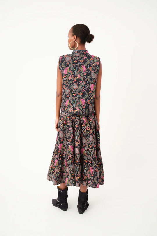 Lollys Laundry MorningLL Midi Skirt Flower Print