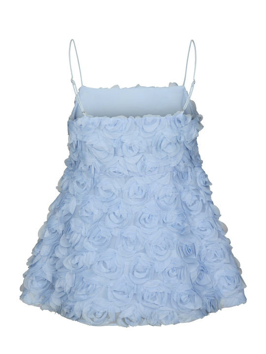 Neo Noir Kenli Flower Top Light Blue