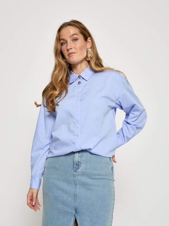 Peppercorn PCMari Shirt Cornflower blue