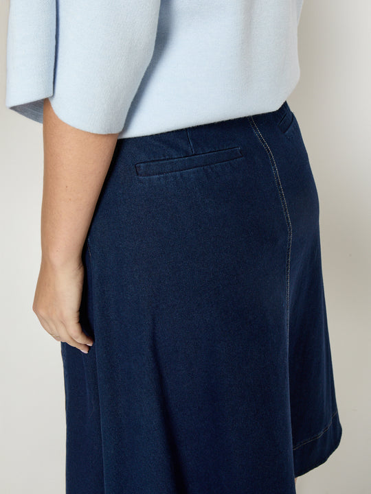 Peppercorn PCNaddie Skirt dark denim