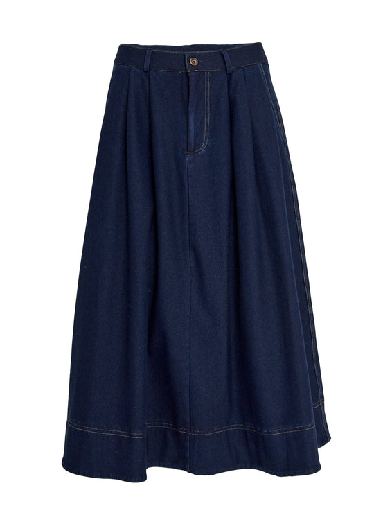 Peppercorn PCNaddie Skirt dark denim
