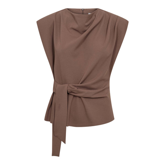 Co’Couture 45182 Falconcc Pleat Top Walnut