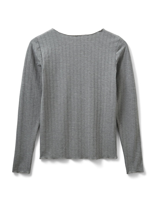 Sofie Schnoor S243320 Mattiesw t-shirt long sleeve grey melange