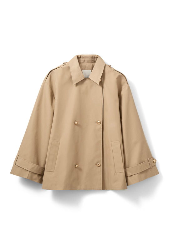 Sofie Schnoor AdriaSW short trench coat