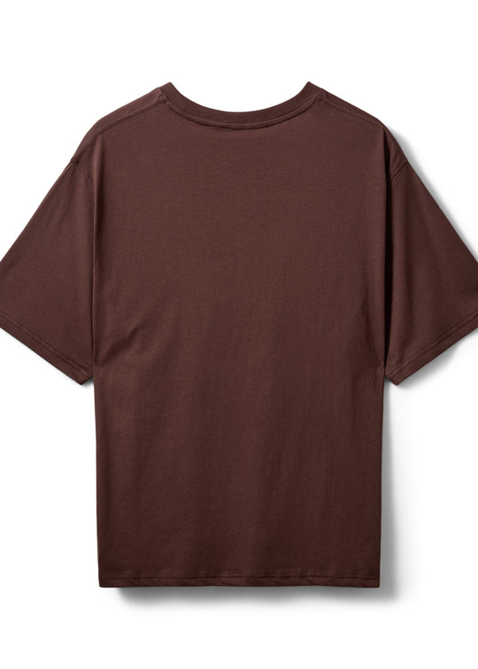 Sofie Schnoor Maesw oversize t-shirt S261425 dark brown