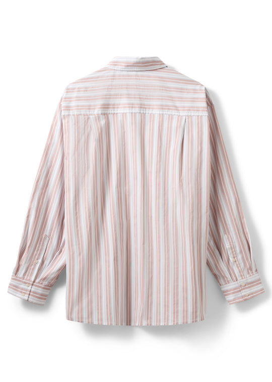 Sofie Schnoor Mercysw Oversized Shirt Light Rose Striped