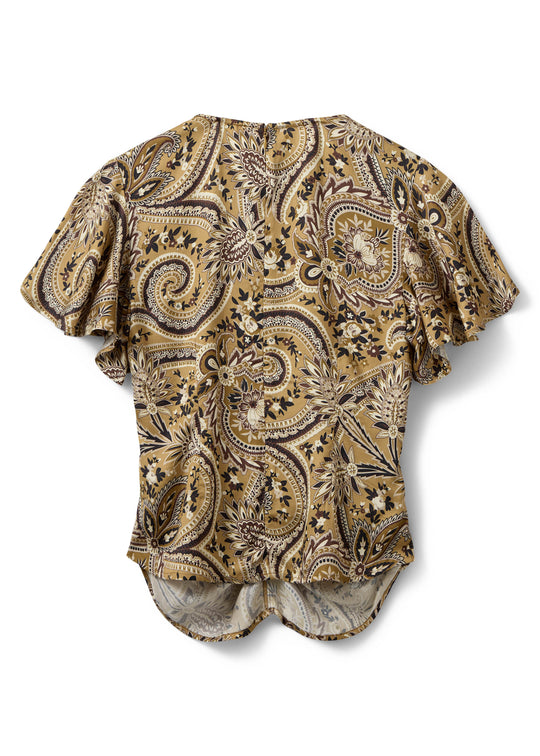 Sofie Schnoor Leelasw printed blouse Bronze Mix Paisley