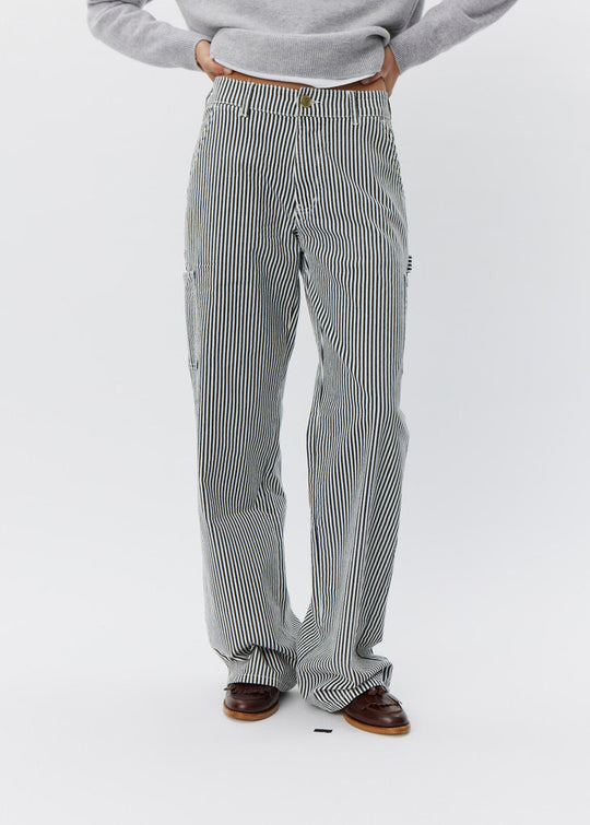 Sofie Schnoor SNOS250 Gittesw Trousers black white striped