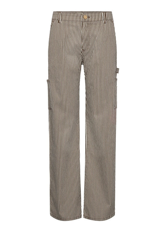 Sofie Schnoor SNOS250 Gitte Trousers Brown Striped