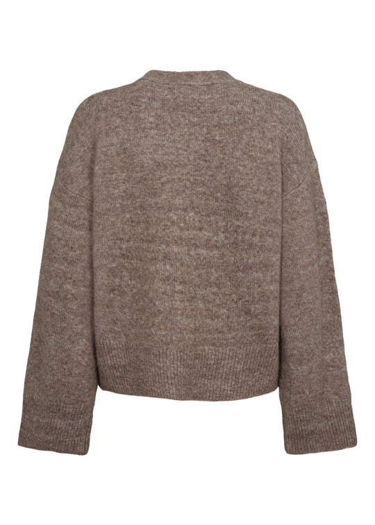 Sofie Schnoor Leva cardigan brown melange