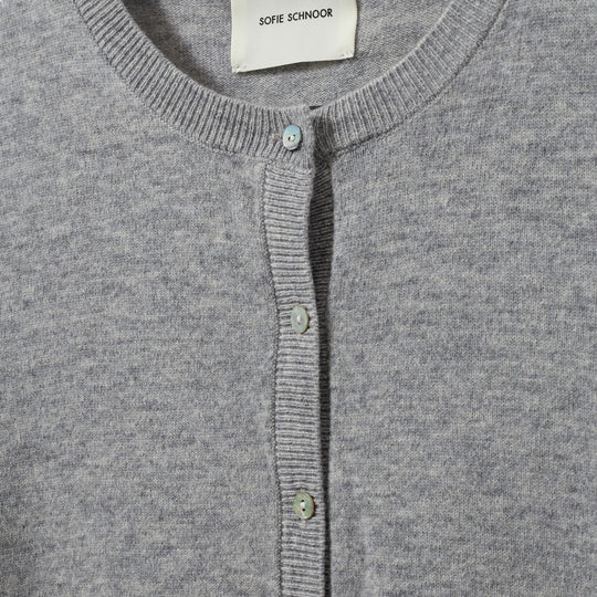 Sofie Schnoor SNOS431 Cissesw Cardigan Grey melange