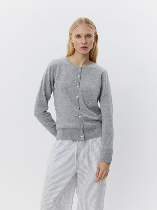 Sofie Schnoor SNOS431 Cissesw Cardigan Grey melange