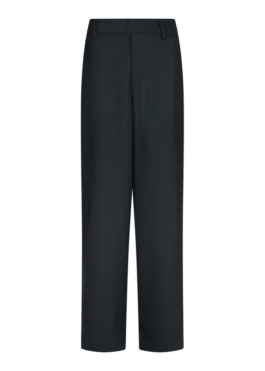 Neo Noir Emmett Melange Pants Navy