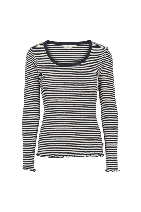 Pre-order uge 8. Basic Apparel Silma LS Tee Sky captain/birch