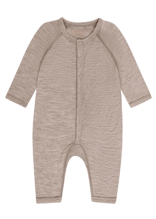 HUTTEliHUT Suit LS Wool w. Silk Brown