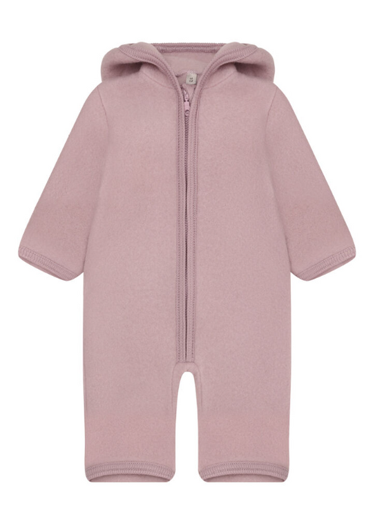 HUTTEliHUT Pram Suit Wool Fleece Pink