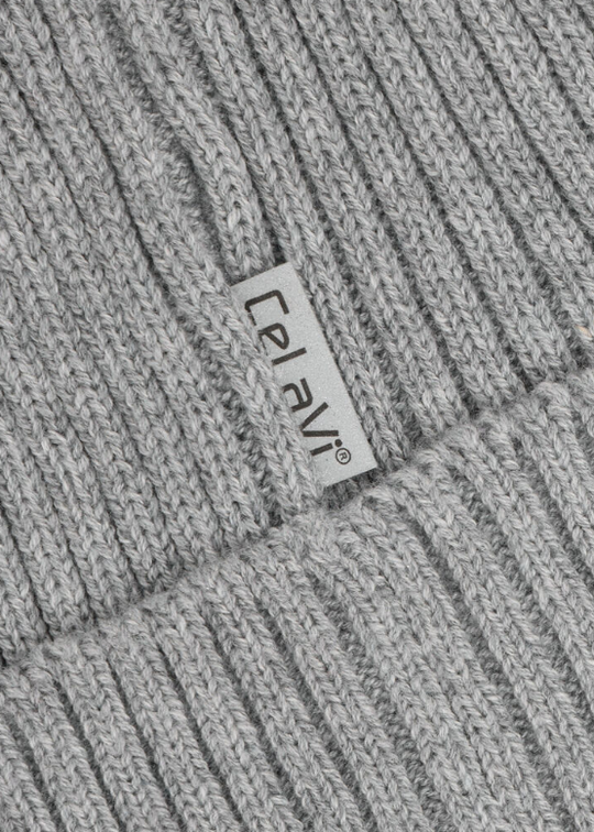 CeLaVi Beanie - Knitted Grey