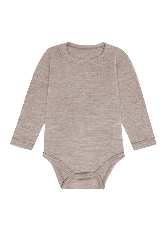 HUTTEliHUT Body LS Wool w. Silk Brown